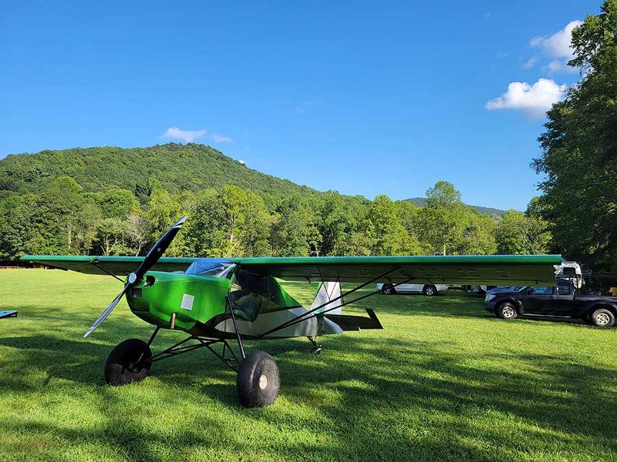 Airplane at the Kennedy Creek Resort in Suches, GA